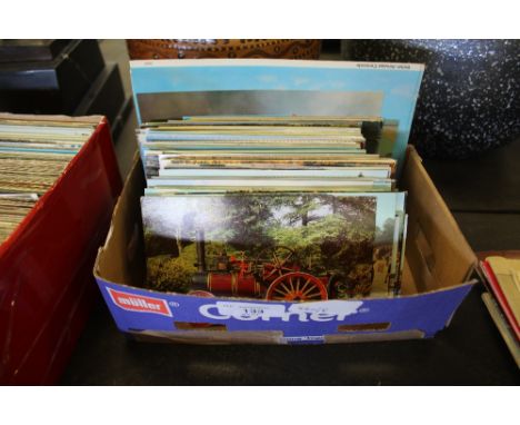 Collection of some 240 aircraft, ship, tractor and car postcards