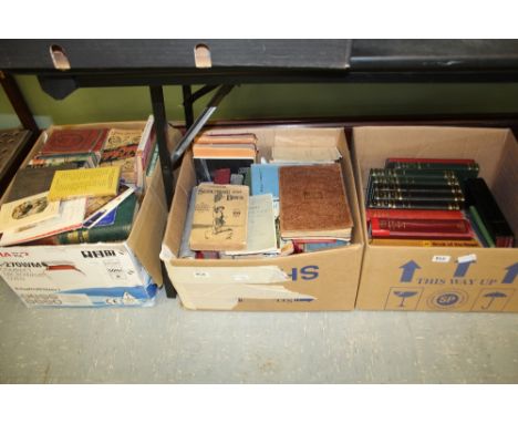 Baden-Powell [Sir R] - Scouting for Boys, 9th edition, 1920 and three boxes of mixed books