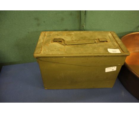 Ammo box of tools, etc.