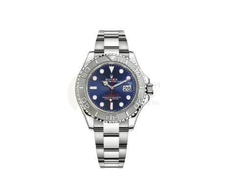 ROLEX YACHT-MASTER
&nbsp;
ON SALE / RESERVE MET
&nbsp;
MATERIAL: PLATINUM &amp; OYSTER STEEL
SIZE: 40mm
DIAL: BRIGHT BLUE DIA