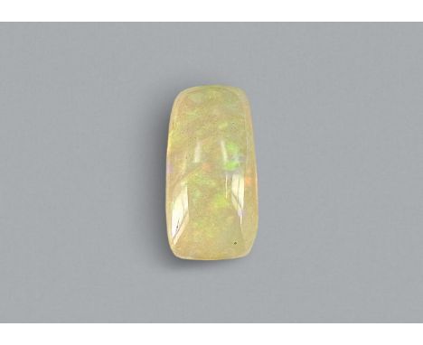 AN UNMOUNTED ETHIOPIAN OPAL
Featuring a cushion cabochon cut Ethiopian opal weighing 4.911 Cts.
Accompanied with Bellerophon 