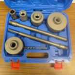 A 10 piece carbide tipped masonry drill