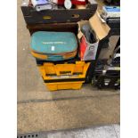 Two power tools including a Performance Power 180w 1/3 sheet orbital sander and a Ryobi EID500RS