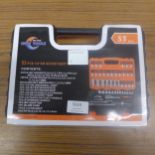 A 53 piece socket set and bit set, unused