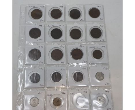 Twenty Irish pre-decimal coins, all good-high grades. P&amp;P Group 1 (£14+VAT for the first lot and £1+VAT for subsequent lo