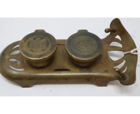 Third Reich NSDAP Patriot’s desk Set. P&amp;P Group 2 (£18+VAT for the first lot and £3+VAT for subsequent lots) 