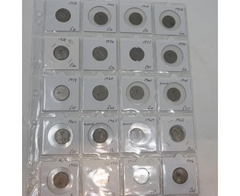 Twenty Irish pre-decimal coins, all good-high grades. P&amp;P Group 1 (£14+VAT for the first lot and £1+VAT for subsequent lo