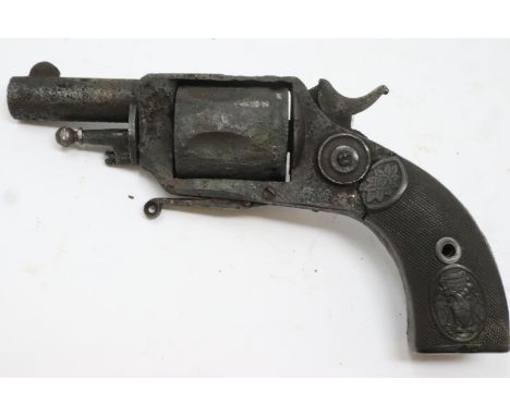 Iver Johnson 36 revolver, obsolete calibre, for restoration, does not function. P&amp;P Group 3 (£25+VAT for the first lot an