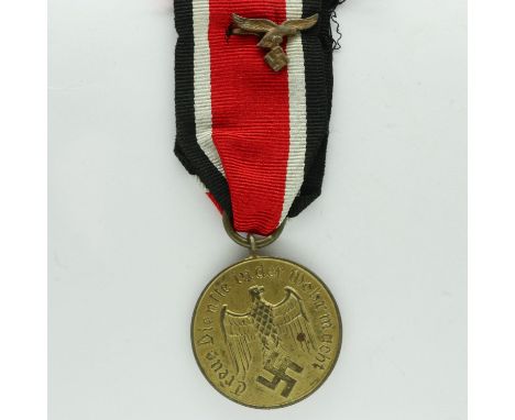 German WWII Luftwaffe Long Service medal, 12 years. P&amp;P Group 1 (£14+VAT for the first lot and £1+VAT for subsequent lots