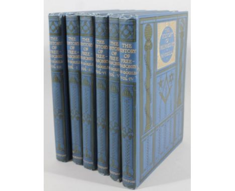 Gould (R F).  The History Of Freemasonry, Capston Publishing, stencilled blue boards. (6 volumes)