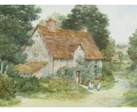 Timothy Phillip Craig (fl 96).  Skipping Hoop, near Stow On The Wold, signed and dated, (1996), watercolour, 31cm x 39cm, wit