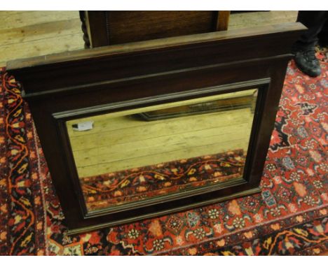 A 1920s  overmantle mirror