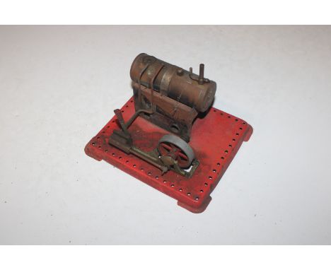 A Mamod spirit fired model of a horizontal&nbsp;beam engine