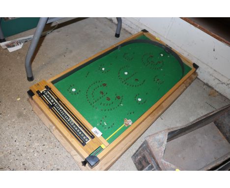 A bagatelle board 