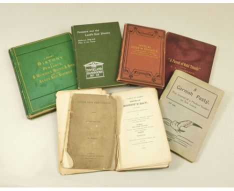 BOOKS: CORNISH INTEREST. Lach-Szyrma, W. History of Penzance (1878). Courtney, R. A Passel of Ould Trade (1909). Both VGC. Pl