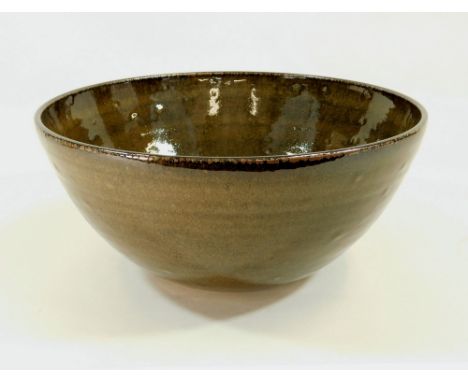 DAVID LLOYD JONES. A large bowl. Diameter 35cm. Height 16cm. Impressed mark.