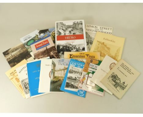 BOOKS: CORNISH INTEREST. Parnell, R. The Book of Truro. Acton R. &amp; V. History of Truro (3 vols). Plus 13 other books on T