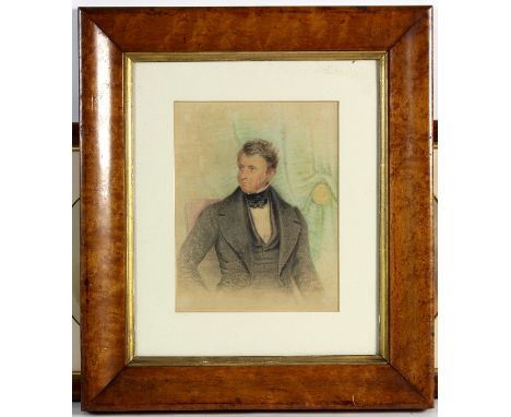Henry Collen (1798-c.1872)/Portrait of a Gentleman/signed and dated 1837/watercolour, 20cm x 16cm/John Rowlandson/Portrait of