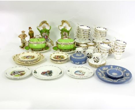 A Spode vintage teaset and sundry decorative ceramics