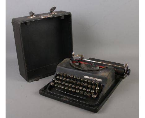 A vintage Italian Invicta typewriter.  