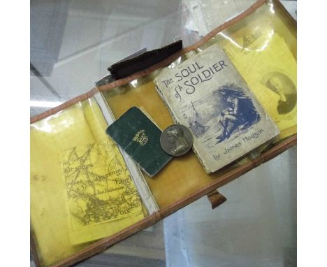 *WWI ephemera, relating to 5990 Sergeant Alan Wych, MM, 20th Royal Fusiliers,  comprising Soldier's pay book, photographs, po