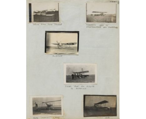 *WWI. WWI and Interwar photograph albums compiled by Squadron Leader Ryder Young RAF,  album 1 containing approximately 240 m