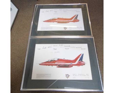 *Mixed Aviation. Framed cigaratte cards,  comprising Players Cigarettes Aircraft of The Royal Air Force 1938, full set of 50,