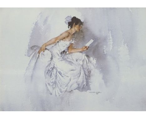 William Russell Flint (1880-1969). Vignette, limited edition coloured print, 281/650, 26cm x 34cm. 