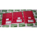3x Neckerchief - Red, 4x Du Pont Tyvek disposable white coveralls, 8x Dhemagh scarves