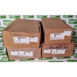 4x pairs of British Forces service shoes - see description for details