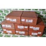 8x pairs of British Forces service shoes - see description for details