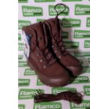 Haix boots desert combat - high liability - male - size 9W - Brown