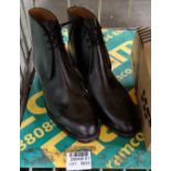 Sanders boots with spur housing - Black - size 9M