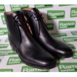 George boots with spur housing - size 9M - Black