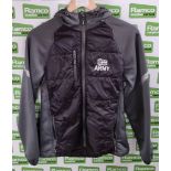 British army windbreaker jacket with hood - size unknown - no label