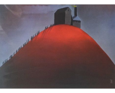 Mackenzie Thorpe (b.1956)"To the Job"Signed, inscribed and numbered 105/550, giclee print, 43cm by 53.5cm (unframed)In good o