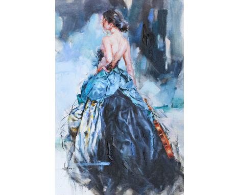 Anna Razumovskaya (b.1967) Russian "Woven Dreams II"Signed and numbered 92/95, giclee print on canvas, 68cm by 45cmSold toget