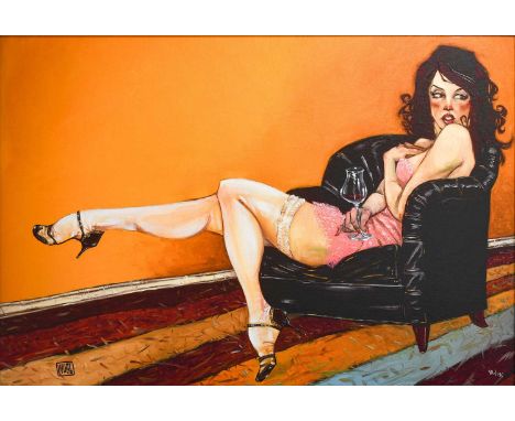 Todd White (b.1969) American"Without Demons or Doubts"Signed and numbered, 86/135, hand embellished canvas, 49.5cm by 74cmSol