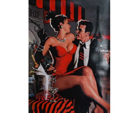 Glen Orbik (1963-2015) American"Midnight in Paris"Signed, inscribed and numbered 15/15 A/P, giclee print, 91cm by 62cmSold to