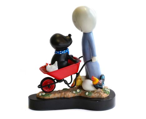 Doug Hyde (b.1972)Daisy TrailSigned and numbered 119/595, cold cast porcelain, 28.5cm highSold together with the DeMontfort F