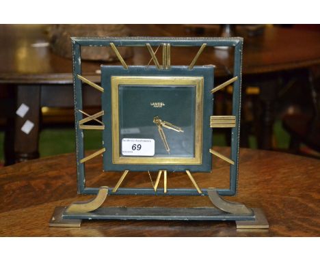 An Art Deco style mantel clock, by Lancel, Paris 