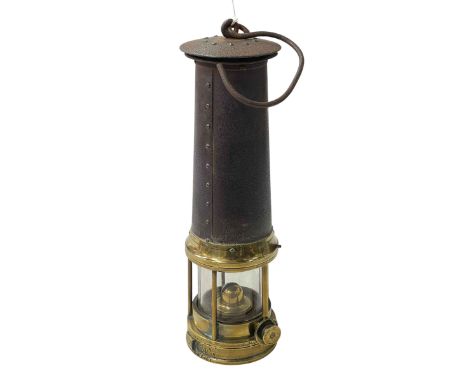 Large miners lamp.