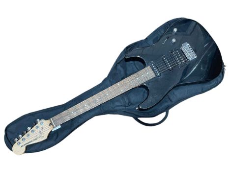 Squier by Fender guitar with case.