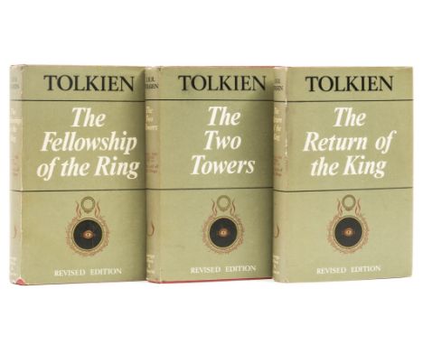 Tolkien (J.R.R.) The Lord of the Rings, 3 vol., second edition, second impression, vol. 1 with signed presentation inscriptio