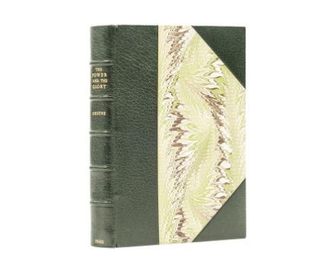 Greene (Graham) The Power and the Glory, first edition, scattered spotting to fore-edge, green crushed half morocco by Bayntu