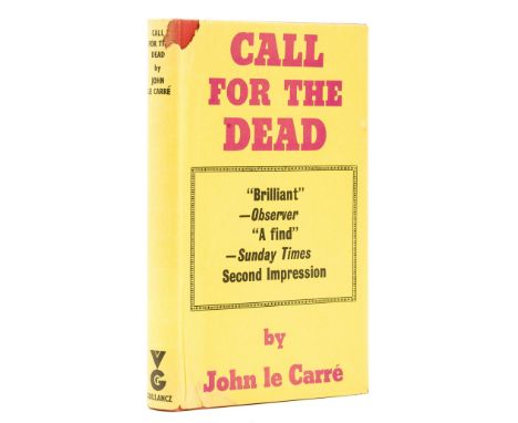 Le Carré (John) Call for the Dead, first edition, slight cracking to upper hinge but holding firm, foxing to top edge, origin