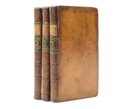 Smollett (Tobias) The Expedition of Humphry Clinker, 3 vol., first edition, half-titles, vol. 2 &amp; 3 with final blanks, th