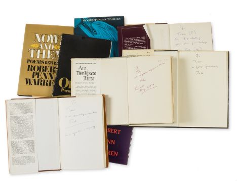 Warren (Robert Penn) A collection of 13 volumes, most first editions, all with signed presentation inscriptions to Tom Rosent