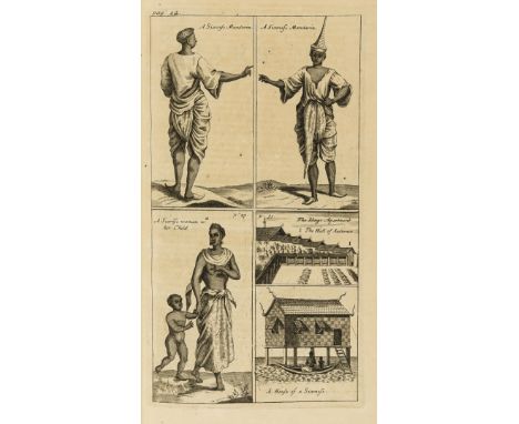 La Loubère (Simon de) A New Historical Relation of the Kingdom of Siam, 2 vol. in 1, first English edition, title in red and 