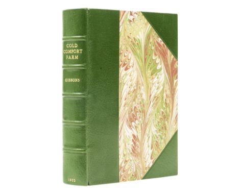 Gibbons (Stella) Cold Comfort Farm, first edition, very occasional scattered spotting to margins, green crushed morocco by Ba